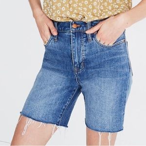 Madewell High-rise Mid-length Denim Shorts Gosford